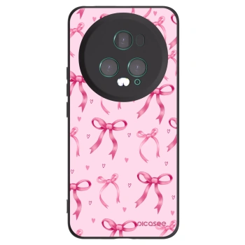 Picasee Honor Magic5 Pro Hülle - Schwarzes Silikon - Bow Aesthetic