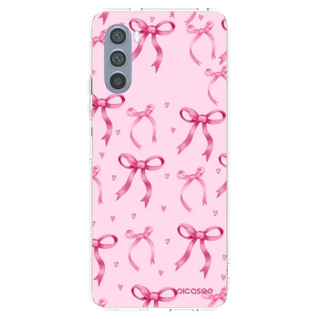 Picasee Motorola Moto G62 Hülle - Transparentes Silikon - Bow Aesthetic