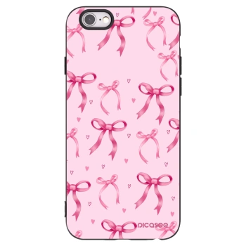 Picasee Apple iPhone 6/6S Hülle - Schwarzes Silikon - Bow Aesthetic