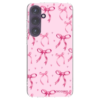 Picasee Samsung Galaxy S24+ S926B 5G Hülle - Transparentes Silikon - Bow Aesthetic