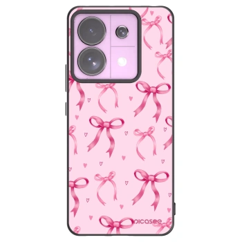 Picasee Xiaomi Redmi Note 13 Pro 5G Hülle - Schwarzes Silikon - Bow Aesthetic