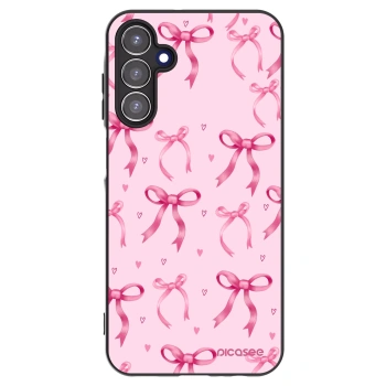 Picasee Samsung Galaxy A15 A155F 4G Hülle - Schwarzes Silikon - Bow Aesthetic