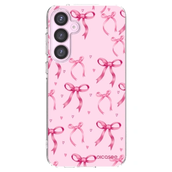 Picasee Samsung Galaxy A55 5G A556B Hülle - Transparentes Silikon - Bow Aesthetic