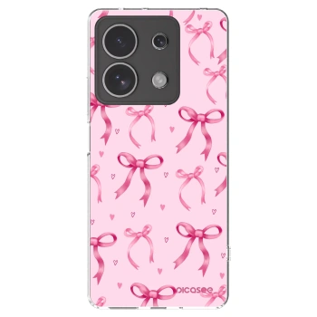 Picasee Xiaomi Redmi Note 13 4G Hülle - Transparentes Silikon - Bow Aesthetic