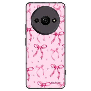 Picasee Xiaomi Redmi A3 Hülle - Schwarzes Silikon - Bow Aesthetic