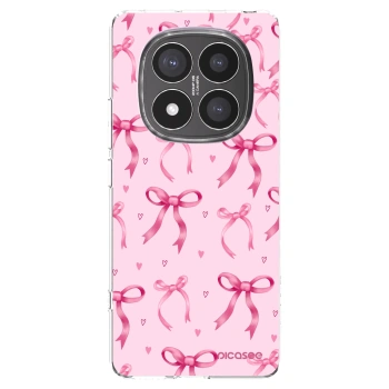Picasee Xiaomi Redmi Note 14 Pro+ 5G Hülle - Transparentes Silikon - Bow Aesthetic