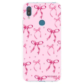 Picasee Huawei Y7 2019 Hülle - Transparentes Silikon - Bow Aesthetic