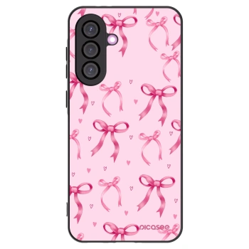 Picasee Samsung Galaxy A36 5G Hülle - Schwarzes Silikon - Bow Aesthetic