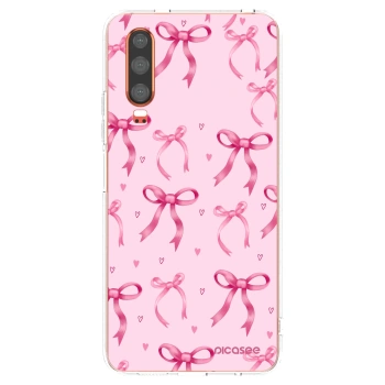 Picasee Huawei P30 Hülle - Transparentes Silikon - Bow Aesthetic