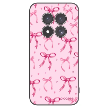 Picasee Xiaomi Redmi Note 15 Pro 4G Hülle - Schwarzes Silikon - Bow Aesthetic