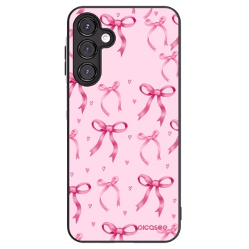 Picasee Samsung Galaxy A16 4G Hülle - Schwarzes Silikon - Bow Aesthetic