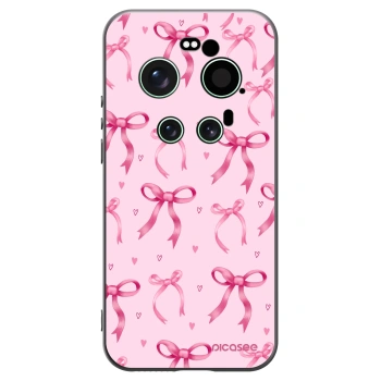 Picasee Xiaomi 17 Ultra Hülle - Schwarzes Silikon - Bow Aesthetic