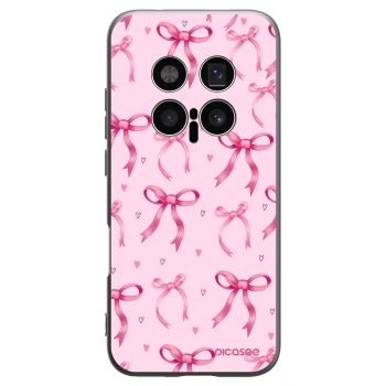 Picasee Honor Magic8 Pro 5G Hülle - Schwarzes Silikon - Bow Aesthetic