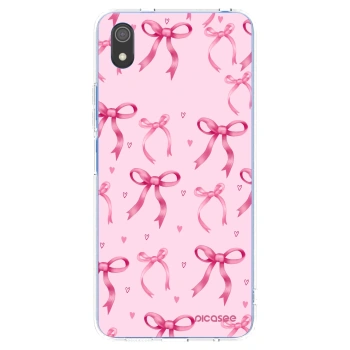 Picasee Xiaomi Redmi 7A Hülle - Transparentes Silikon - Bow Aesthetic