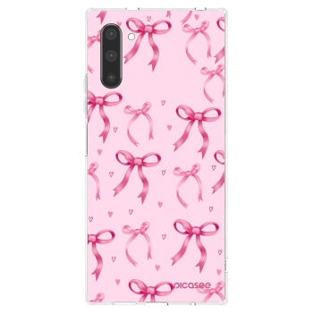 Picasee Samsung Galaxy Note 10 N970F Hülle - Transparentes Silikon - Bow Aesthetic