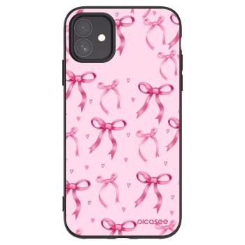 Picasee Apple iPhone 11 Hülle - Schwarzes Silikon - Bow Aesthetic