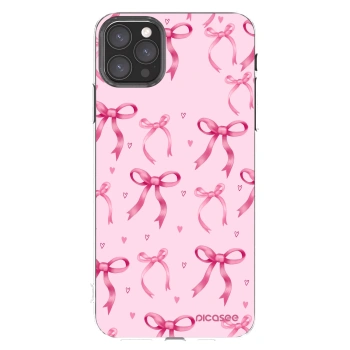 Picasee Apple iPhone 11 Pro Max Hülle - Transparentes Silikon - Bow Aesthetic