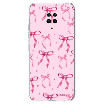 Picasee Xiaomi Redmi Note 9 Pro Hülle - Transparentes Silikon - Bow Aesthetic