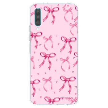 Picasee Samsung Galaxy A30s A307F Hülle - Transparentes Silikon - Bow Aesthetic