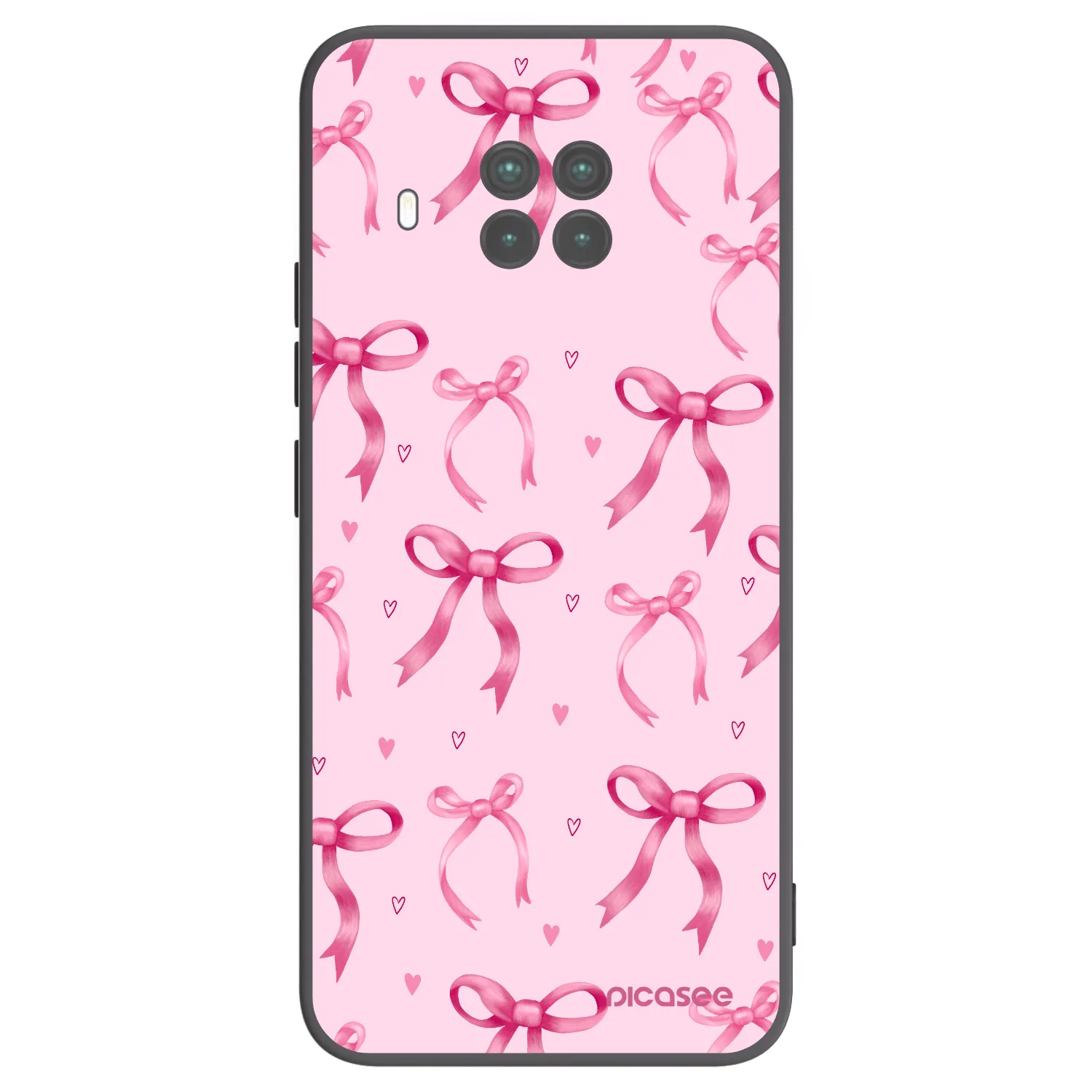 Picasee Xiaomi Mi 10T Lite Hülle - Schwarzes Silikon - Bow Aesthetic