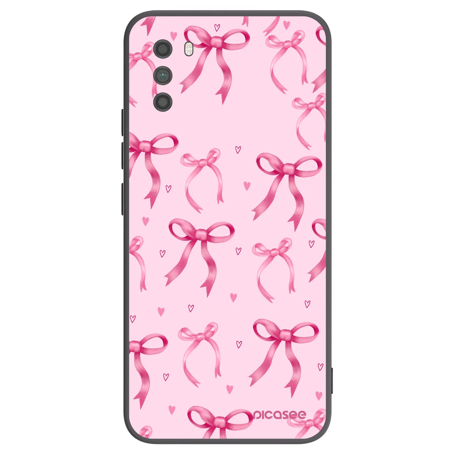 Picasee Xiaomi Poco M3 Hülle - Schwarzes Silikon - Bow Aesthetic