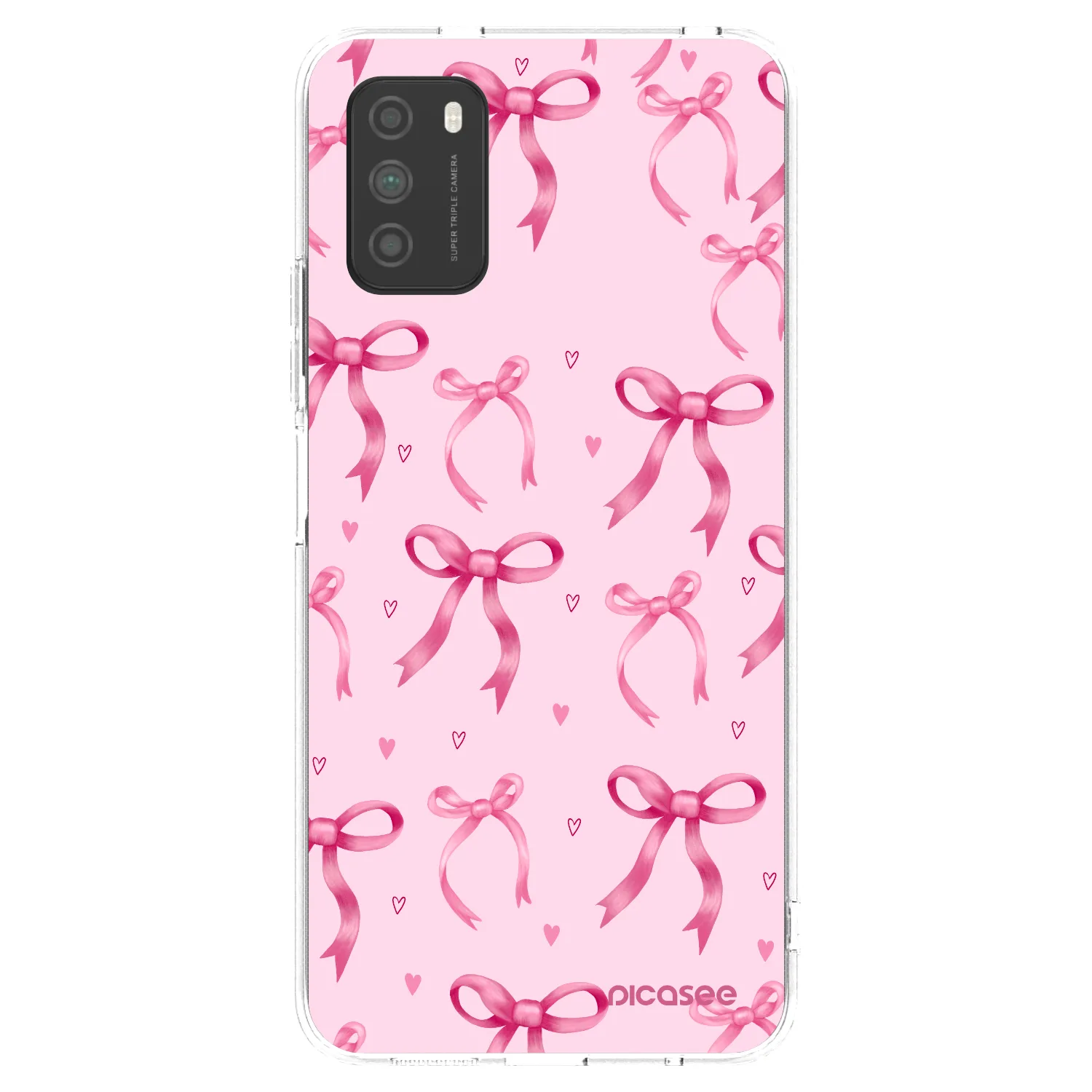 Picasee Xiaomi Poco M3 Hülle - Transparentes Silikon - Bow Aesthetic