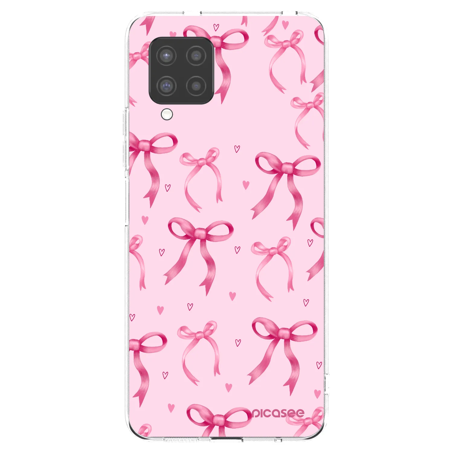 Picasee Samsung Galaxy A42 A426B Hülle - Transparentes Silikon - Bow Aesthetic