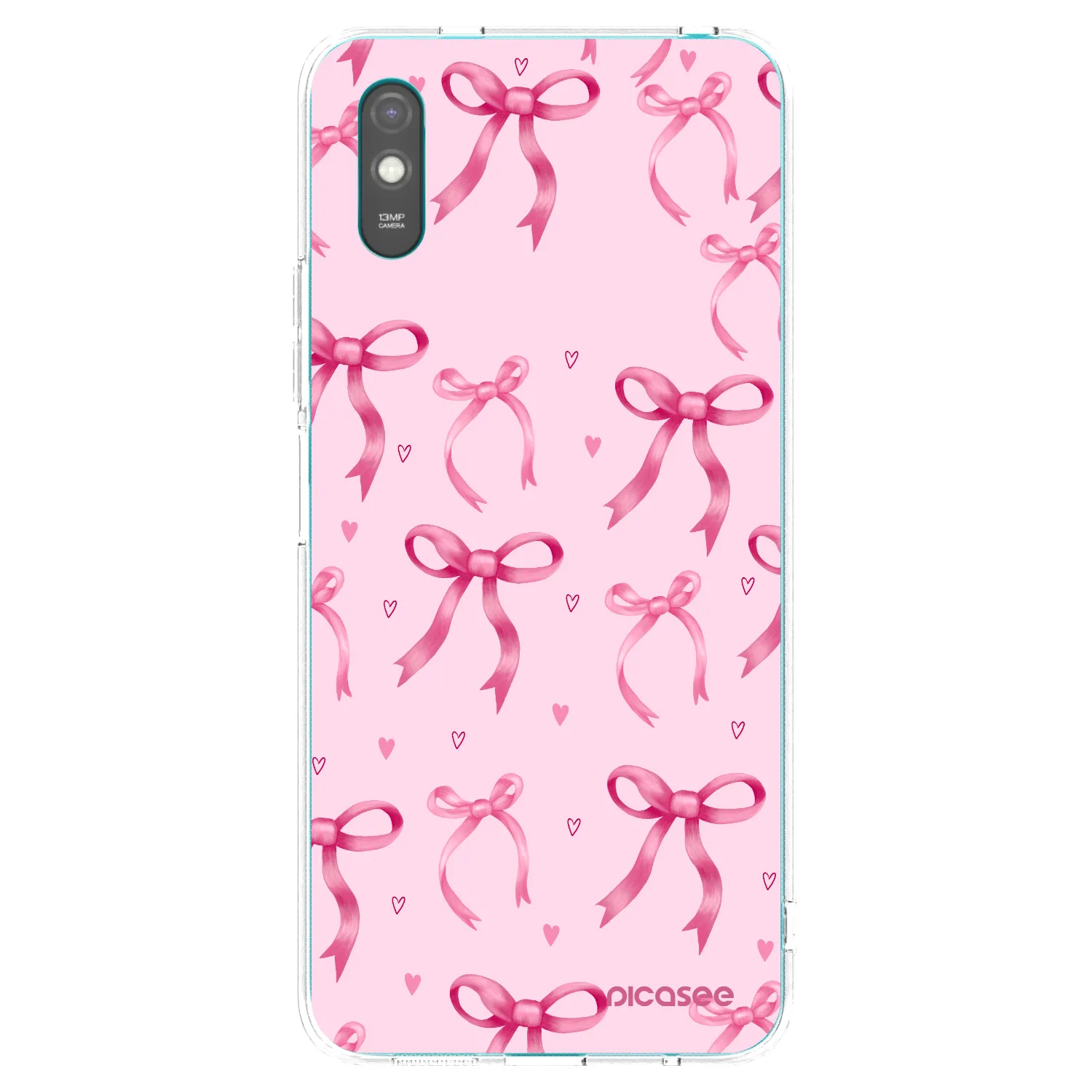Picasee Xiaomi Redmi 9AT Hülle - Transparentes Silikon - Bow Aesthetic
