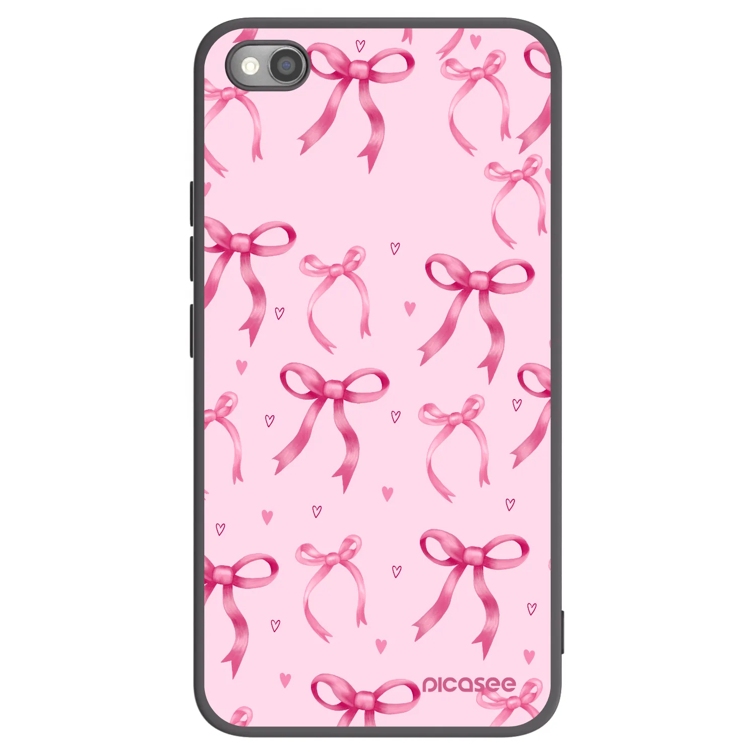 Picasee Xiaomi Redmi Note 11S 5G Hülle - Schwarzes Silikon - Bow Aesthetic