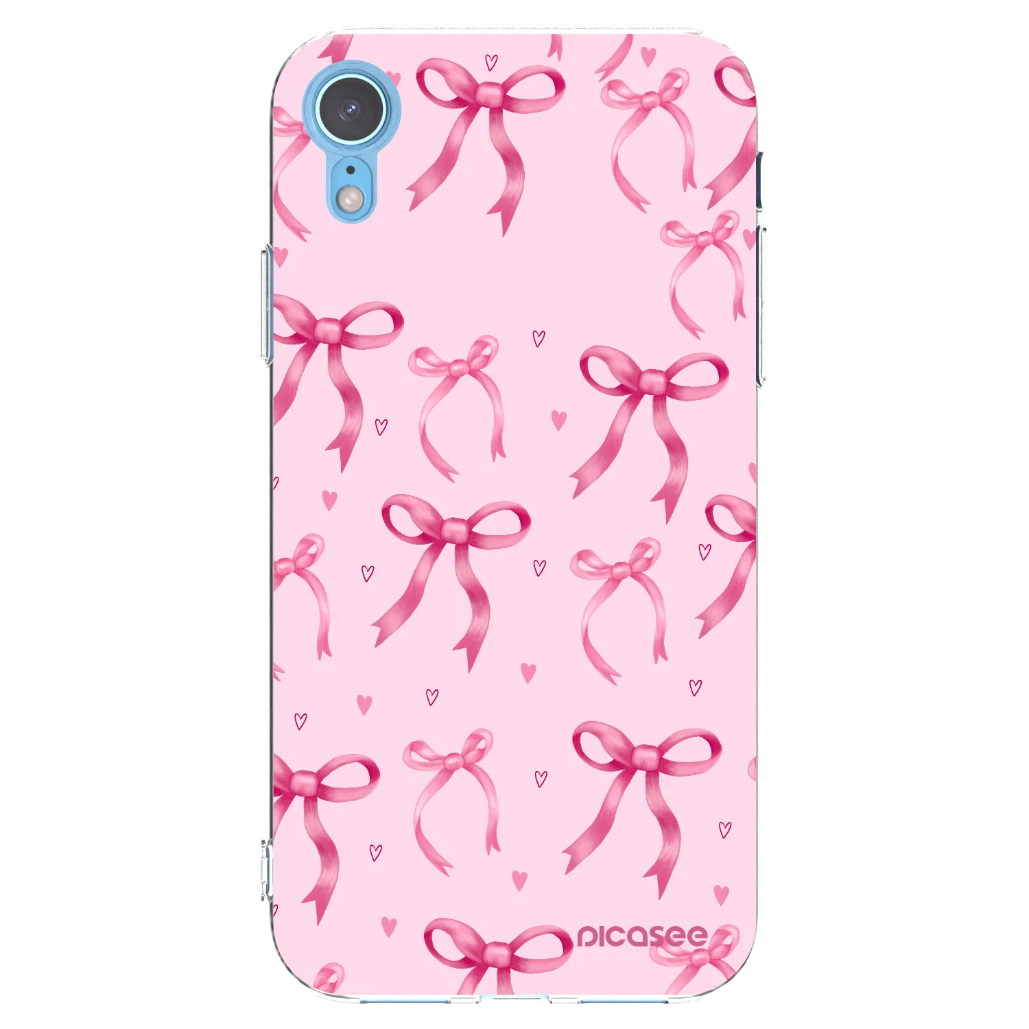 Picasee Apple iPhone XR Hülle - Transparentes Silikon - Bow Aesthetic