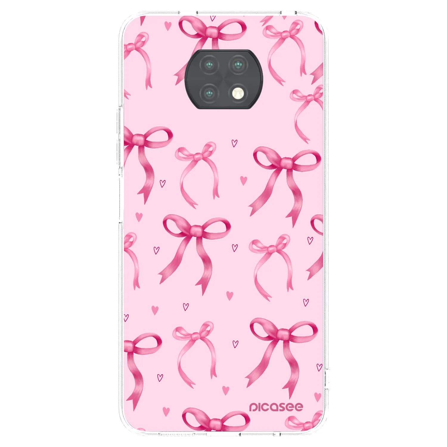 Picasee Xiaomi Redmi Note 9T Hülle - Transparentes Silikon - Bow Aesthetic