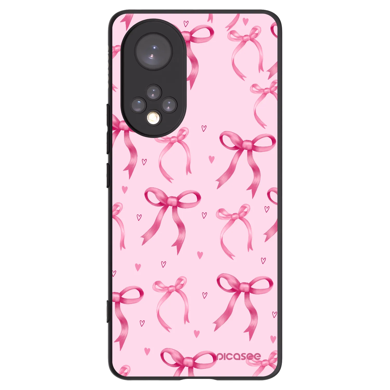 Picasee Honor 50 5G Hülle - Schwarzes Silikon - Bow Aesthetic