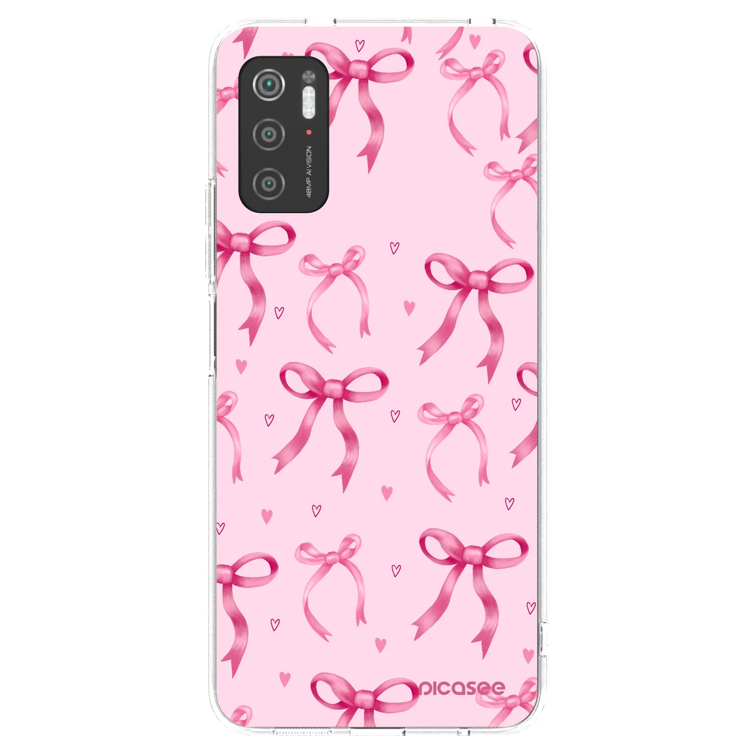 Picasee Xiaomi Poco M3 Pro 5G Hülle - Transparentes Silikon - Bow Aesthetic