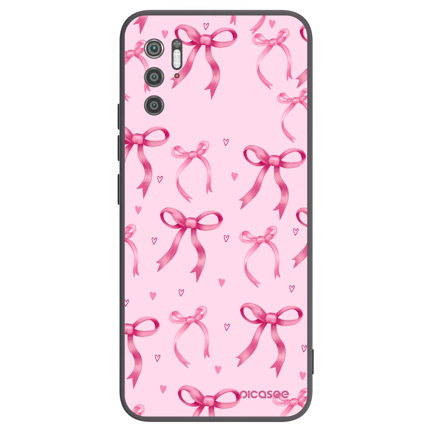 Picasee Xiaomi Poco M3 Pro 5G Hülle - Schwarzes Silikon - Bow Aesthetic