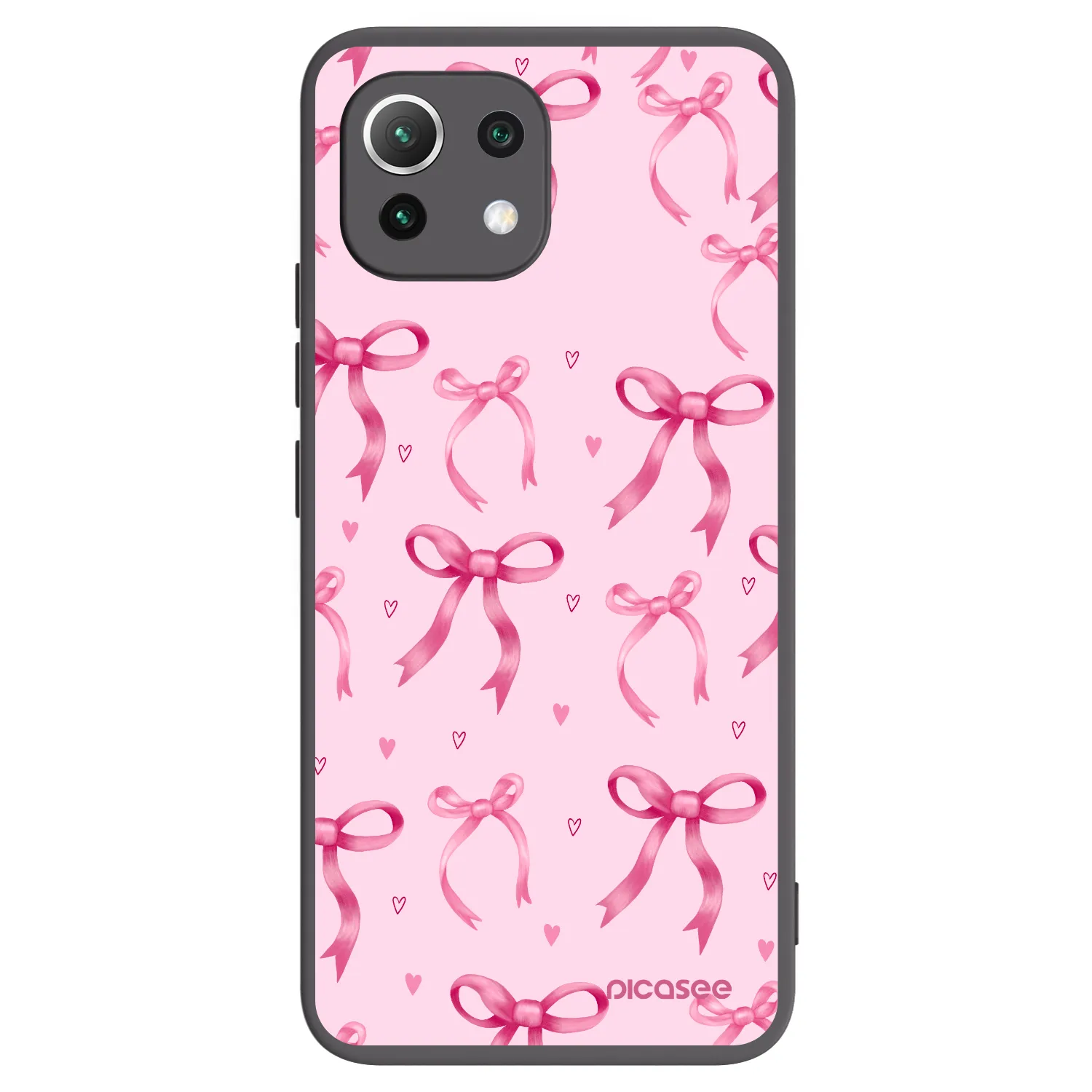 Picasee Xiaomi 11 Lite 5G NE Hülle - Schwarzes Silikon - Bow Aesthetic