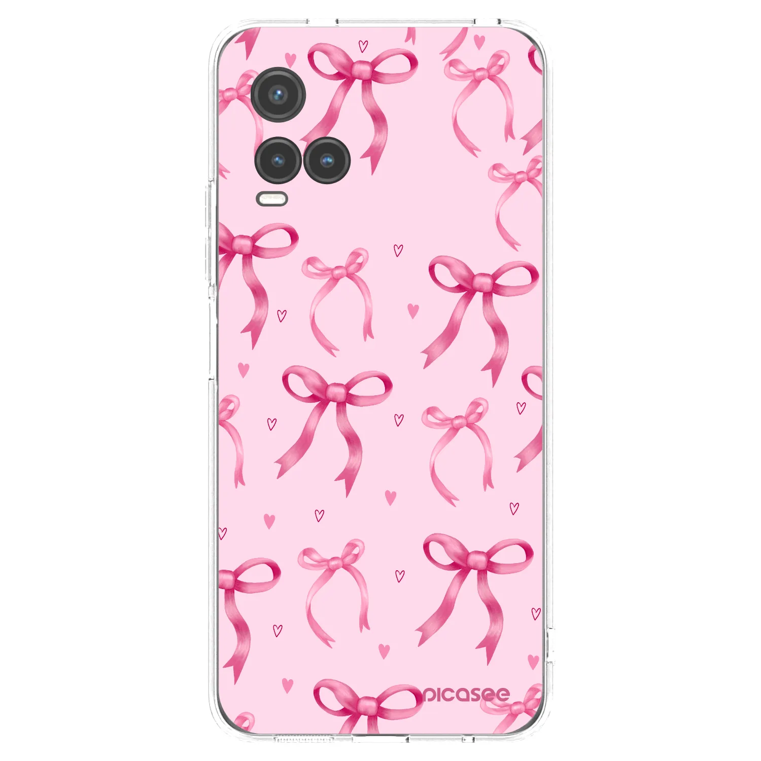 Picasee Vivo Y33s Hülle - Transparentes Silikon - Bow Aesthetic