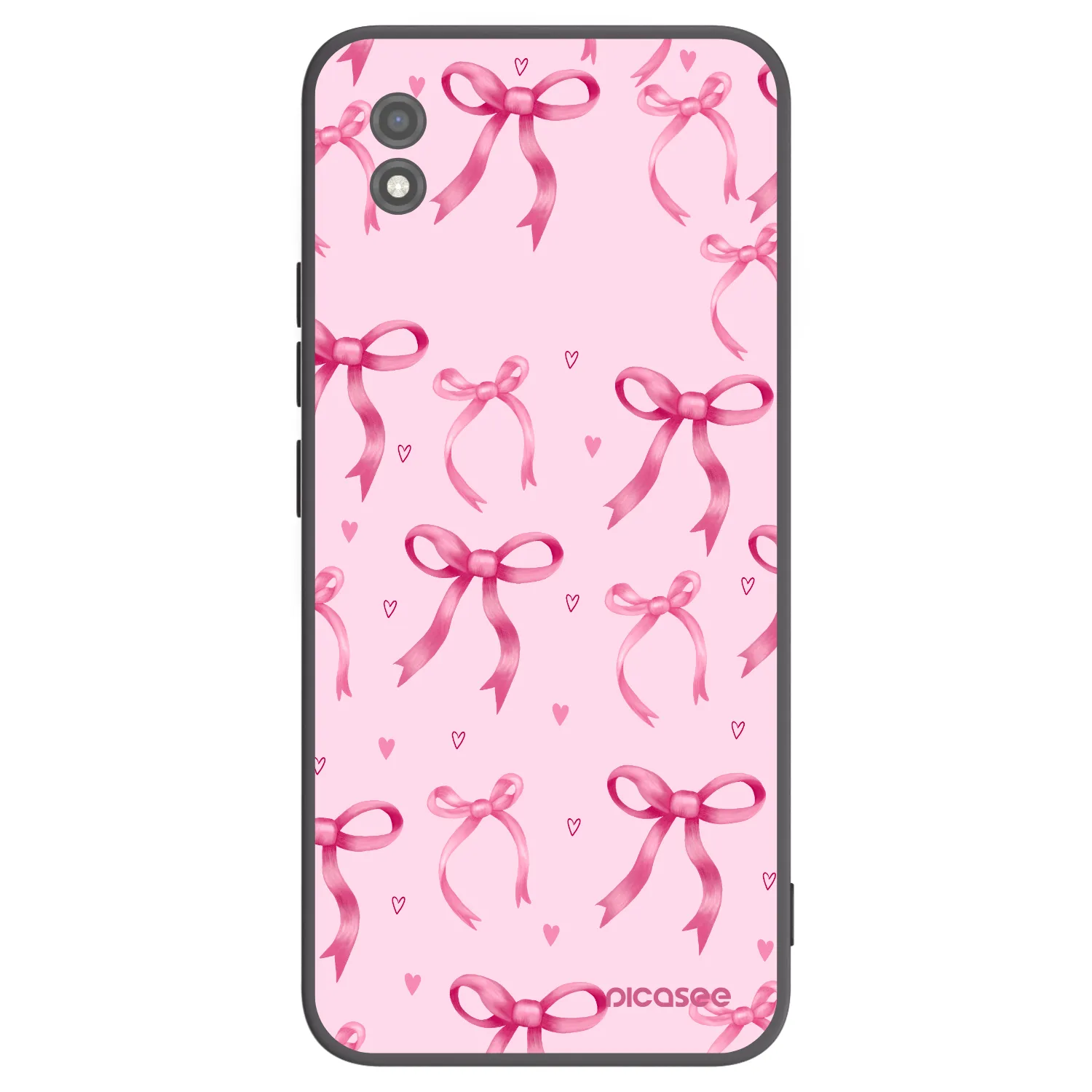 Picasee Realme C11 (2021) Hülle - Schwarzes Silikon - Bow Aesthetic