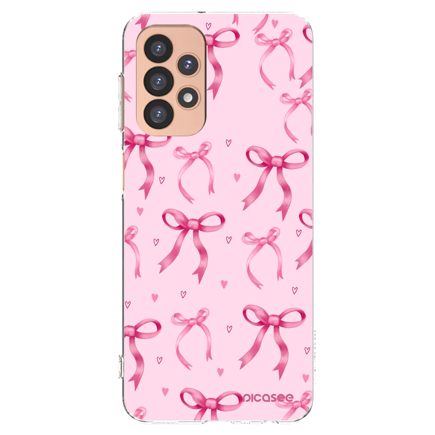 Picasee Samsung Galaxy A23 A236B 5G Hülle - Transparentes Silikon - Bow Aesthetic