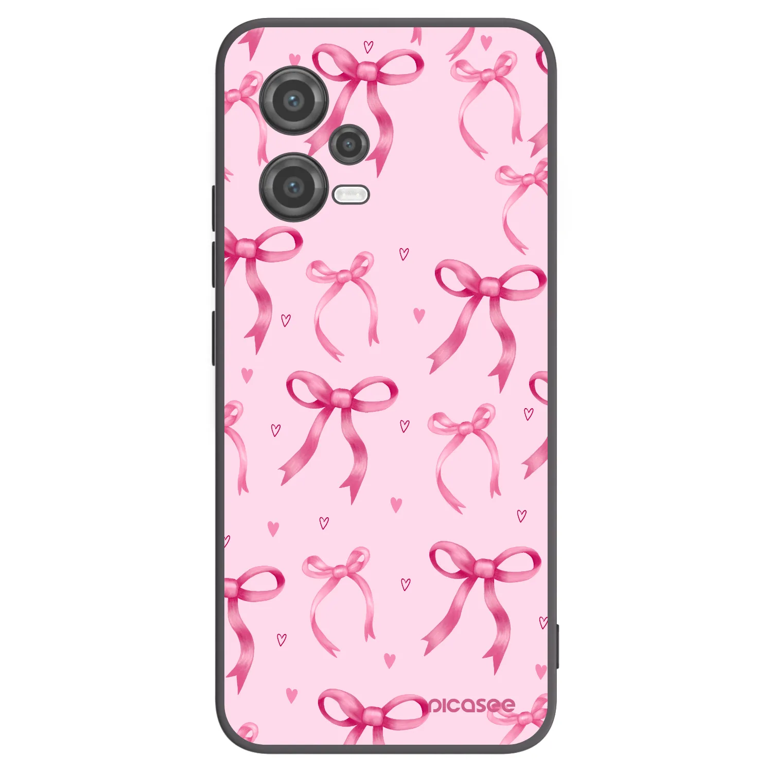 Picasee Xiaomi Poco X5 Hülle - Schwarzes Silikon - Bow Aesthetic