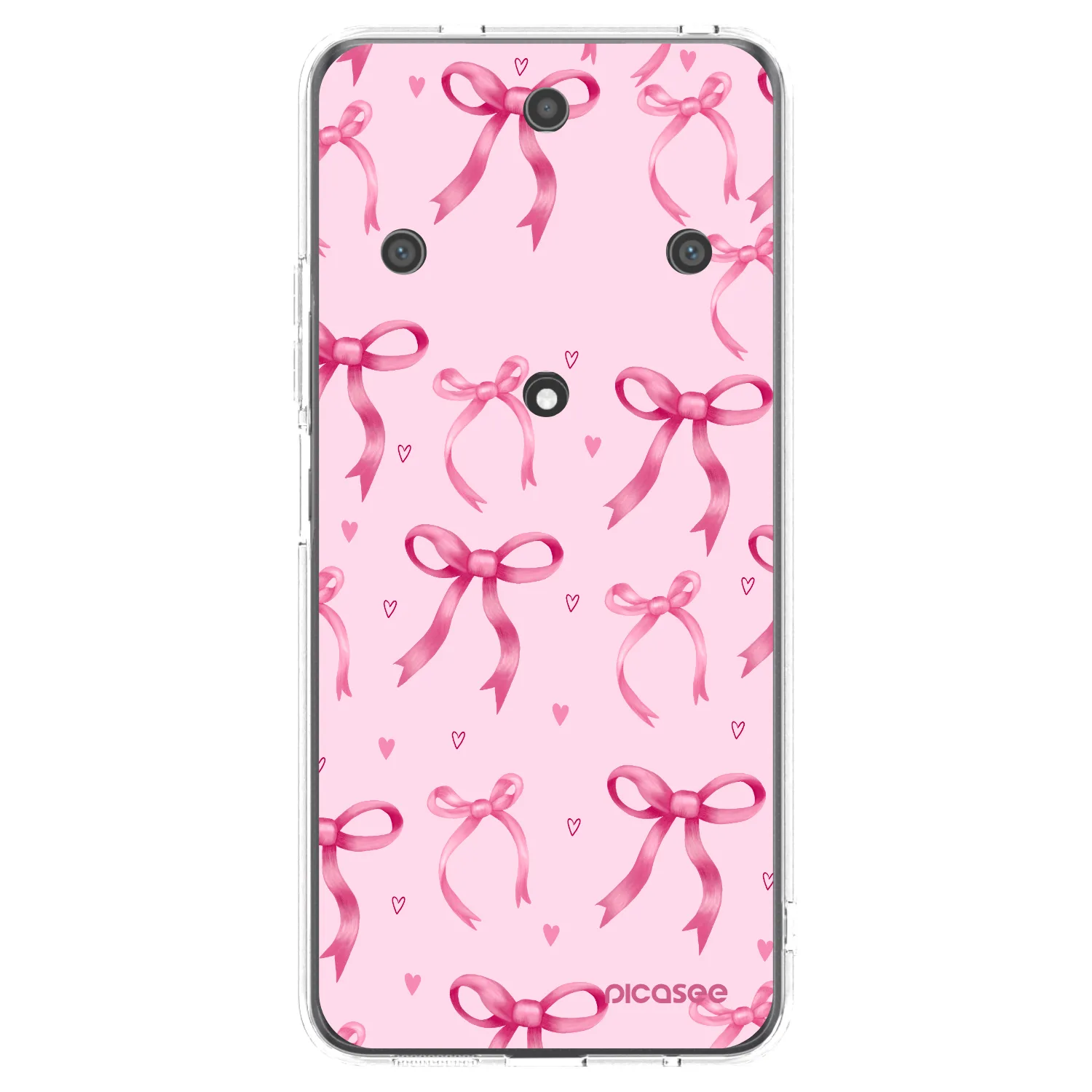 Picasee Honor Magic5 Lite 5G Hülle - Transparentes Silikon - Bow Aesthetic