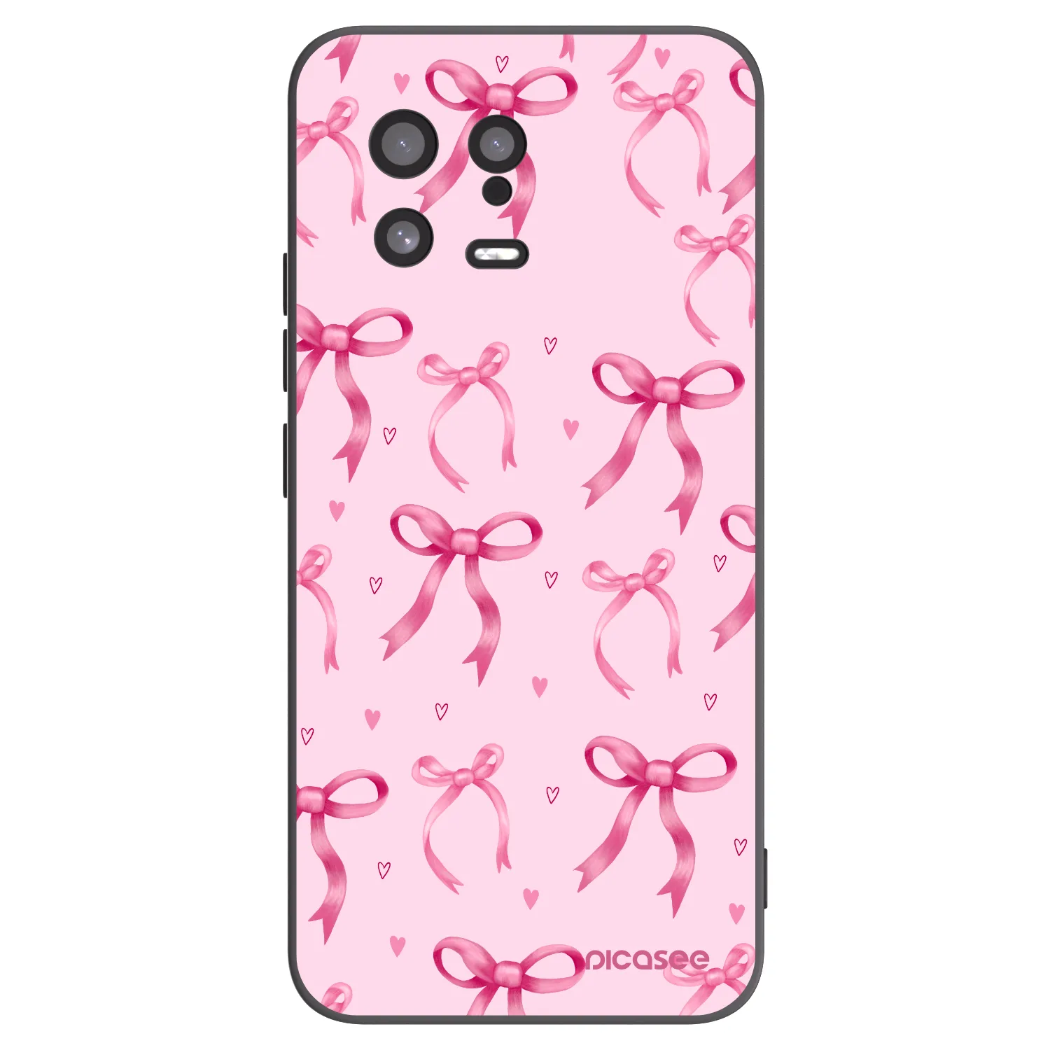 Picasee Xiaomi 13 Hülle - Schwarzes Silikon - Bow Aesthetic