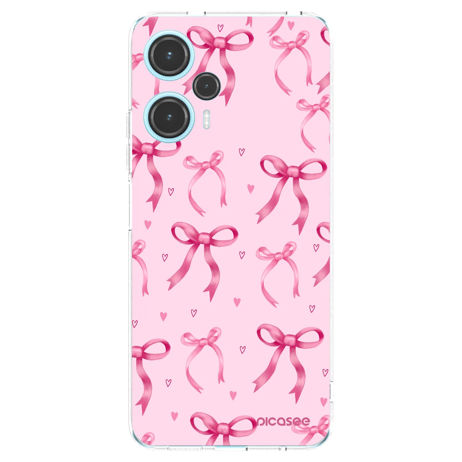 Picasee Xiaomi Poco F5 Hülle - Transparentes Silikon - Bow Aesthetic