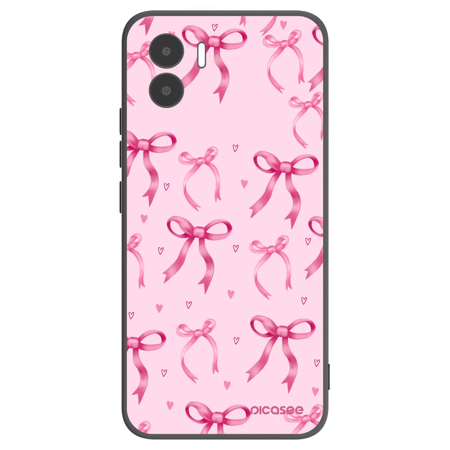 Picasee Xiaomi Redmi A2 Hülle - Schwarzes Silikon - Bow Aesthetic