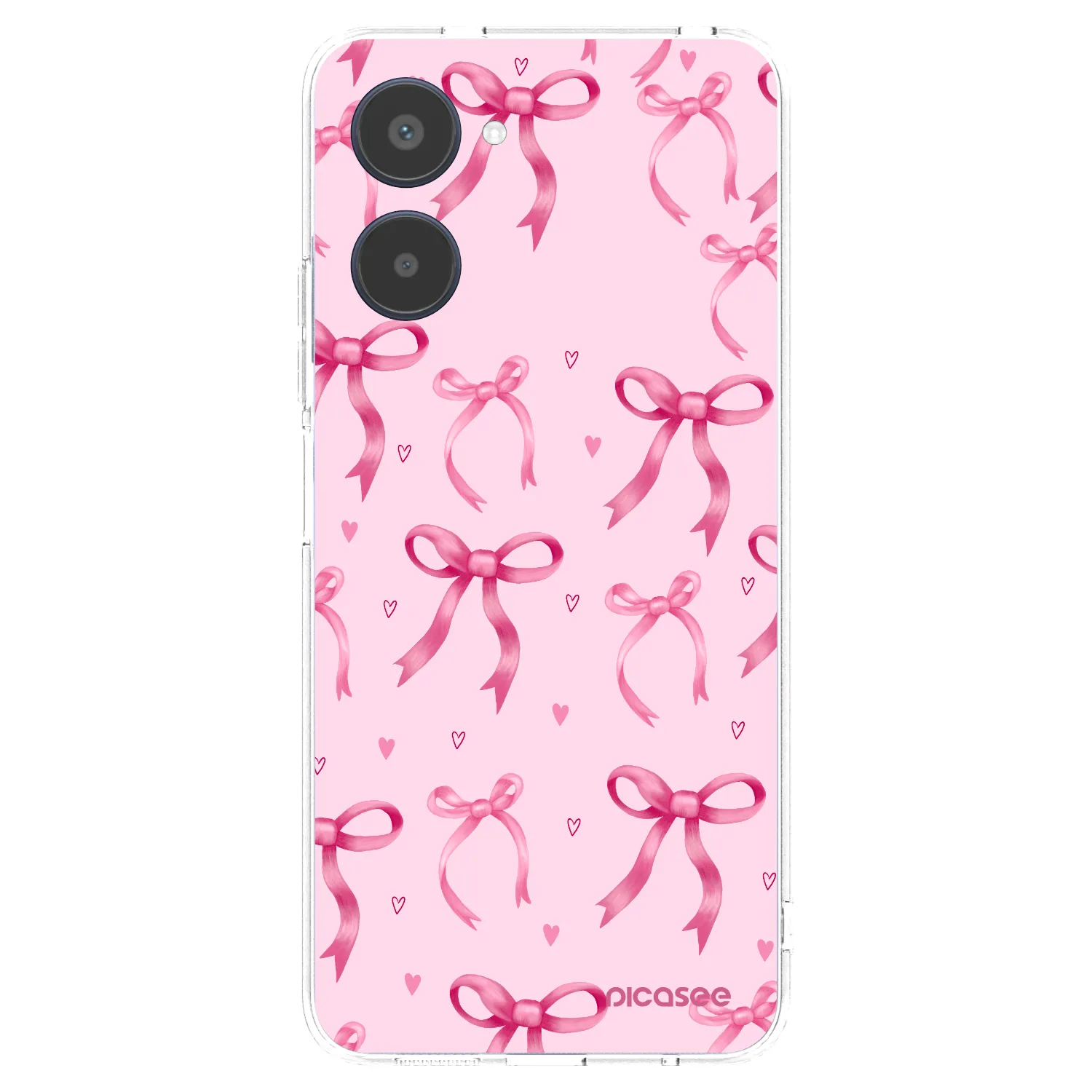 Picasee Realme 10 4G Hülle - Transparentes Silikon - Bow Aesthetic