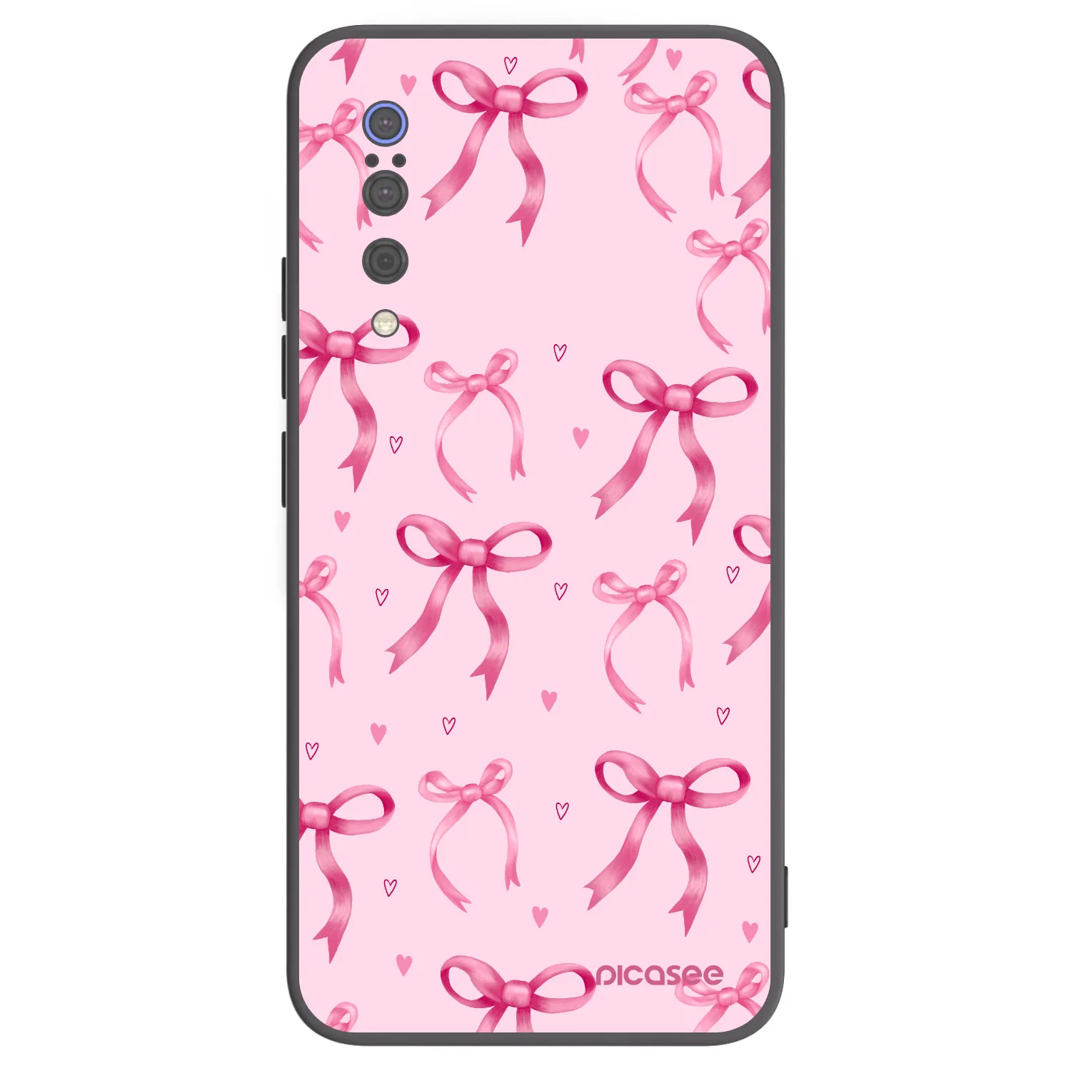 Picasee Xiaomi Mi 9 Hülle - Schwarzes Silikon - Bow Aesthetic