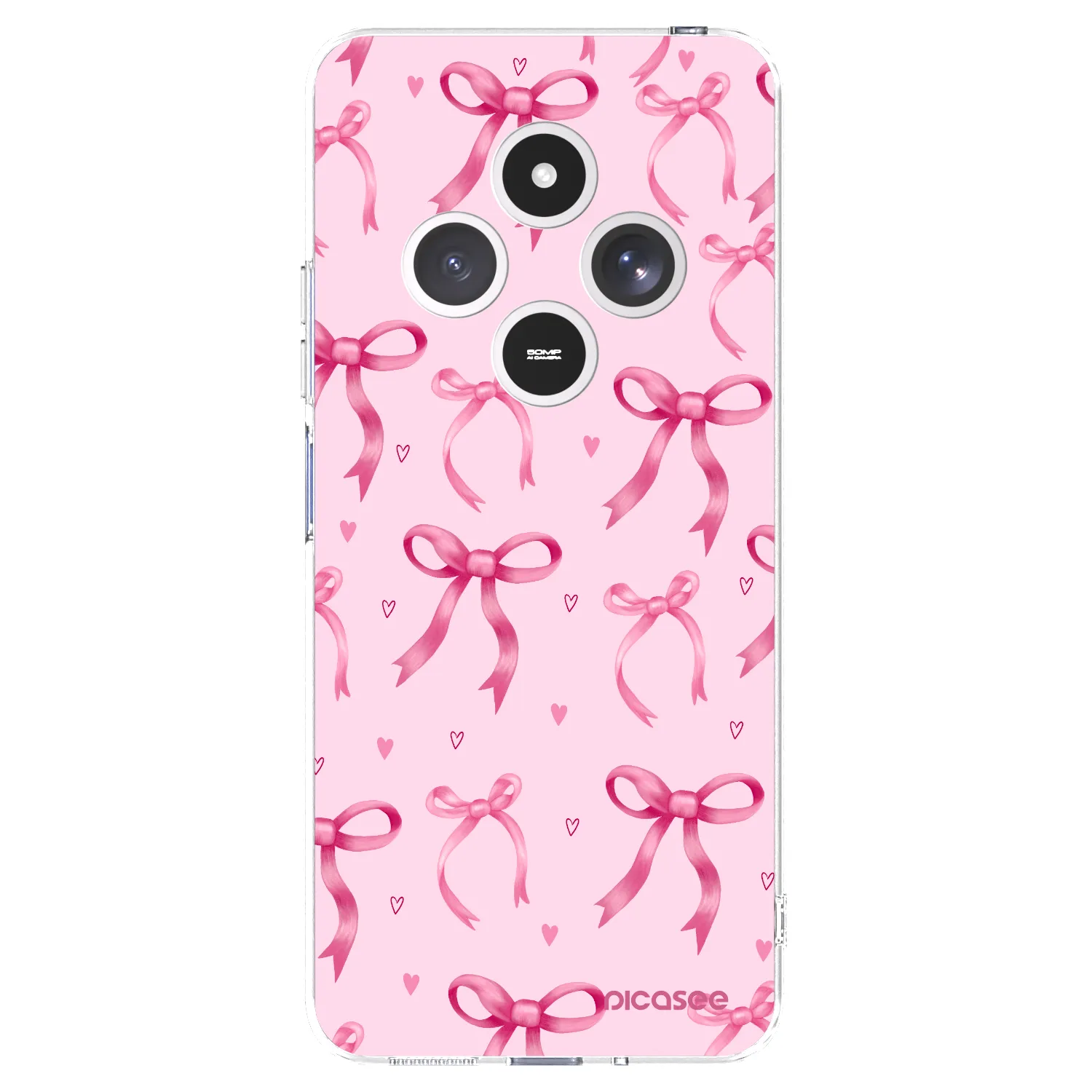 Picasee Xiaomi Redmi 14C Hülle - Transparentes Silikon - Bow Aesthetic