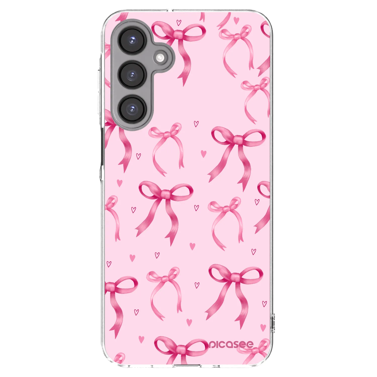 Picasee Samsung Galaxy A16 5G Hülle - Transparentes Silikon - Bow Aesthetic