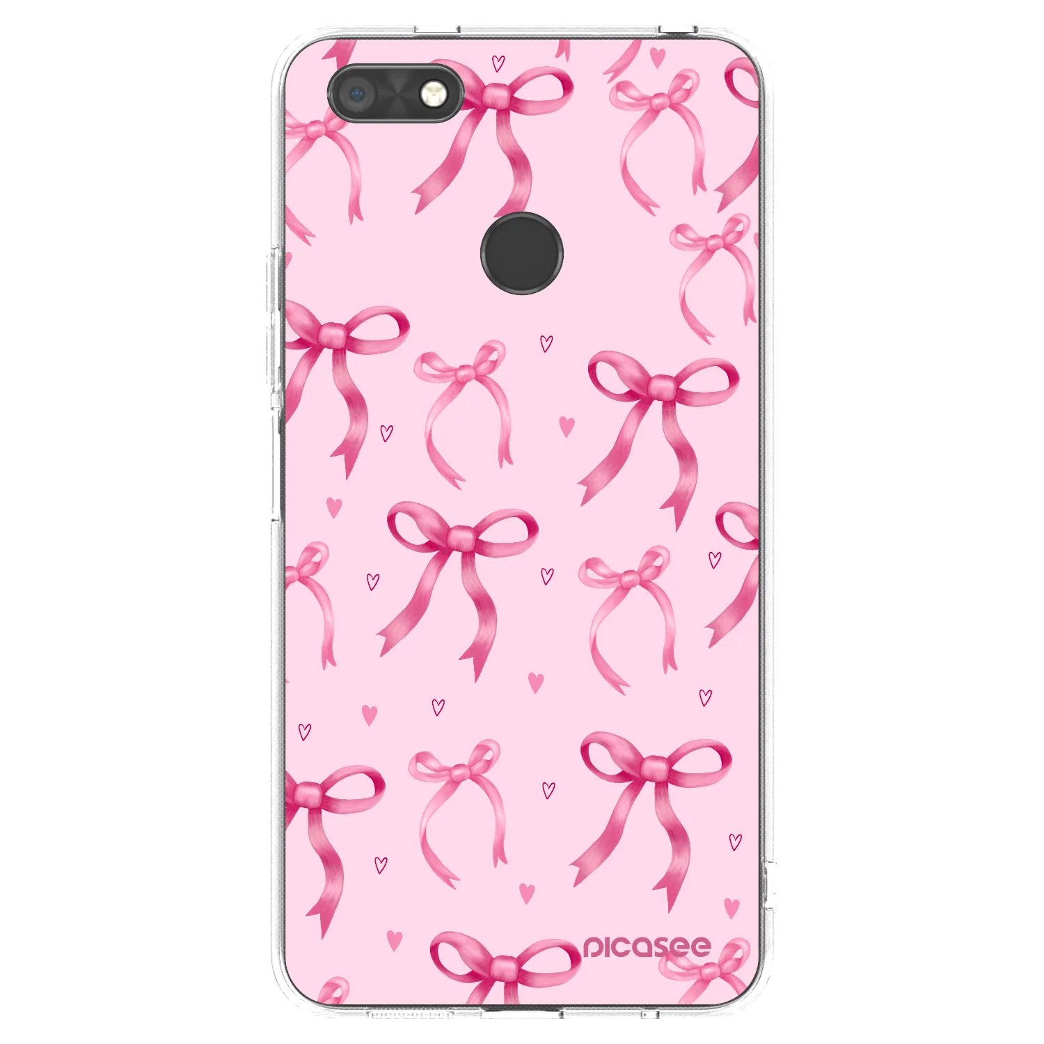 Picasee Huawei P9 Lite Mini Hülle - Transparentes Silikon - Bow Aesthetic