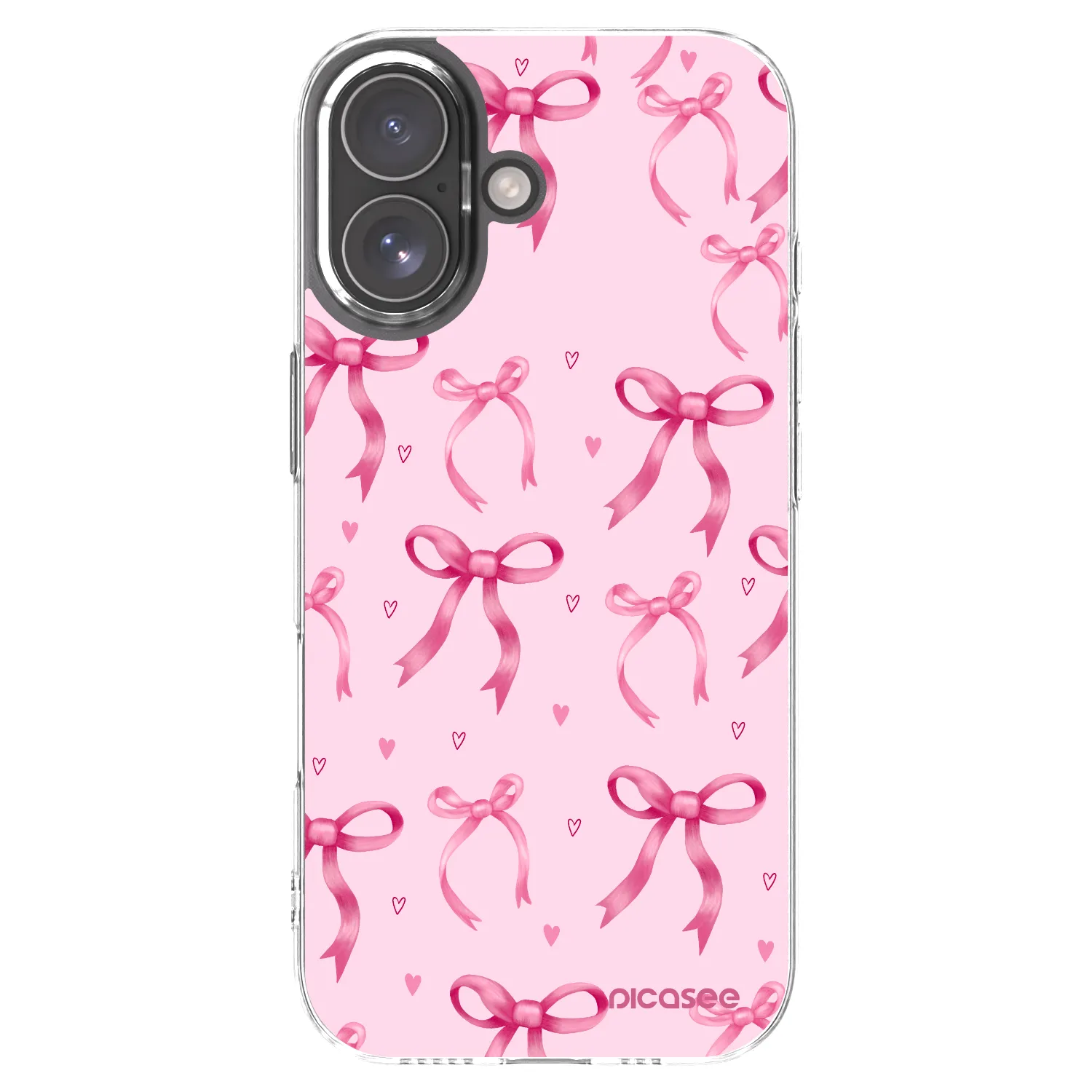 Picasee Apple iPhone 17 Hülle - Transparentes Silikon - Bow Aesthetic