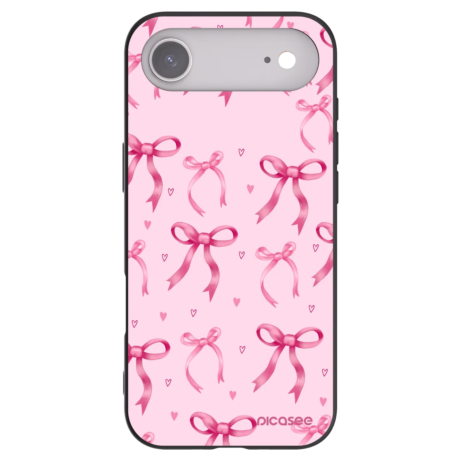 Picasee Apple iPhone Air Hülle - Schwarzes Silikon - Bow Aesthetic